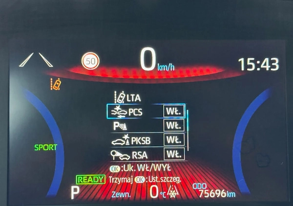 Toyota Corolla cena 79900 przebieg: 75700, rok produkcji 2021 z Iława małe 781